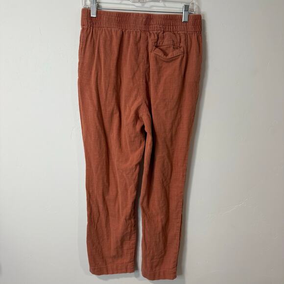 Marine Layer Women's Elle Midweight Pull On Pant Orange Medium - Picture 2 of 9